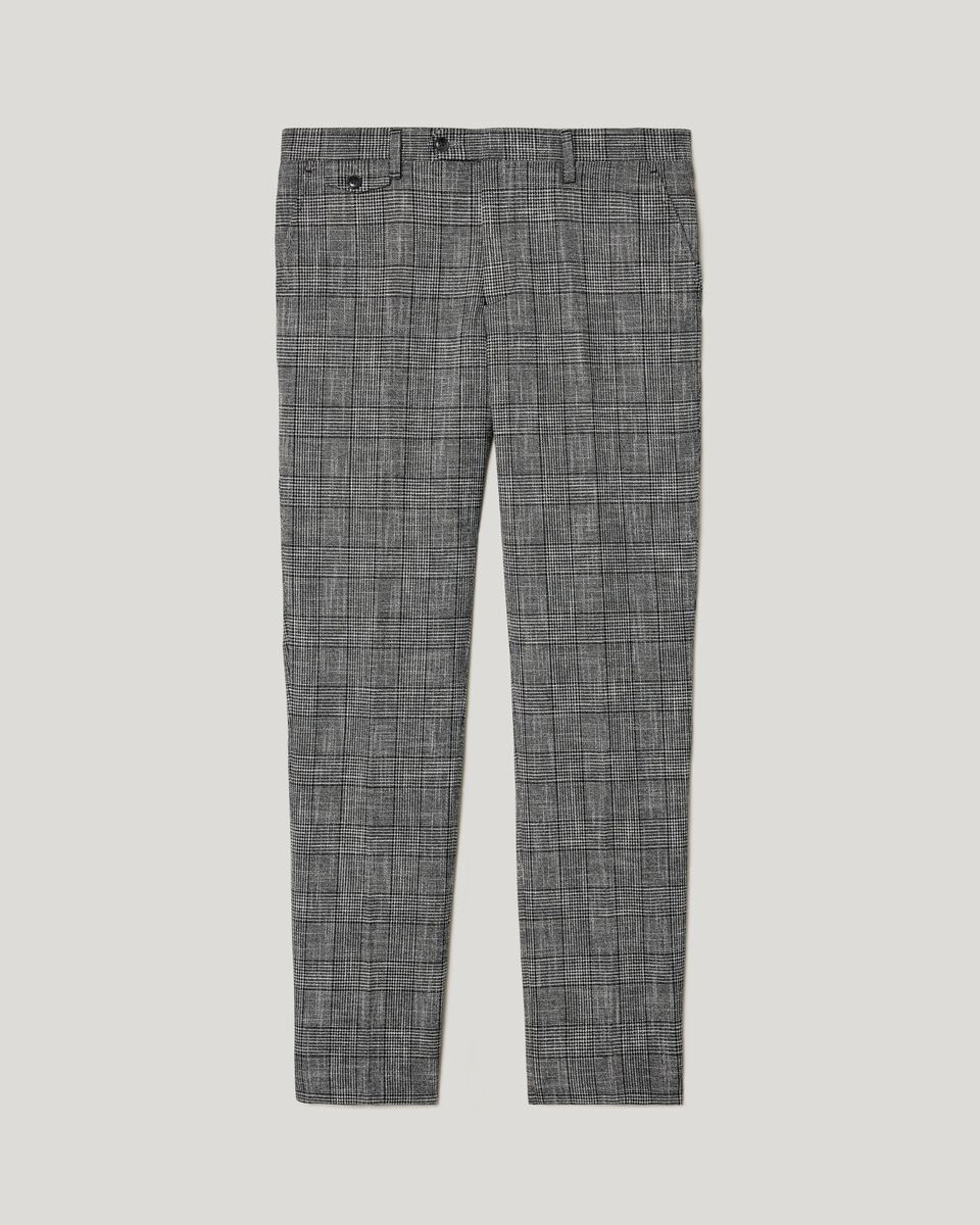 Slim Fit Check Tailored Pant, , hi-res